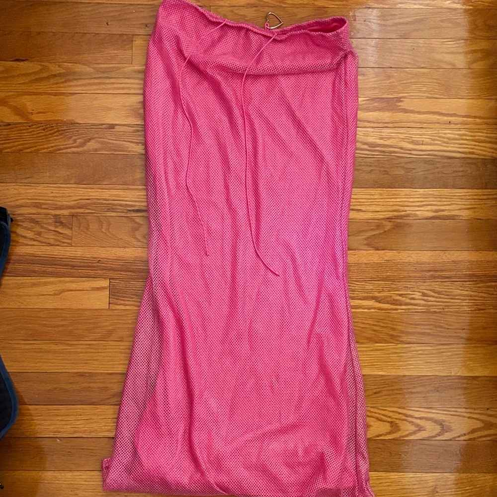 Pink Mesh Two-Piece Set - Picture 5 of 6